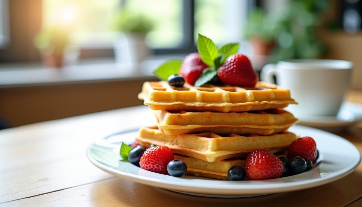 Gaufres légères et croustillantes : la recette simple et sans sucre ajouté pour un plaisir sain Gaufres légères et croustillantes : la recette simple et sans sucre ajouté pour un plaisir sain