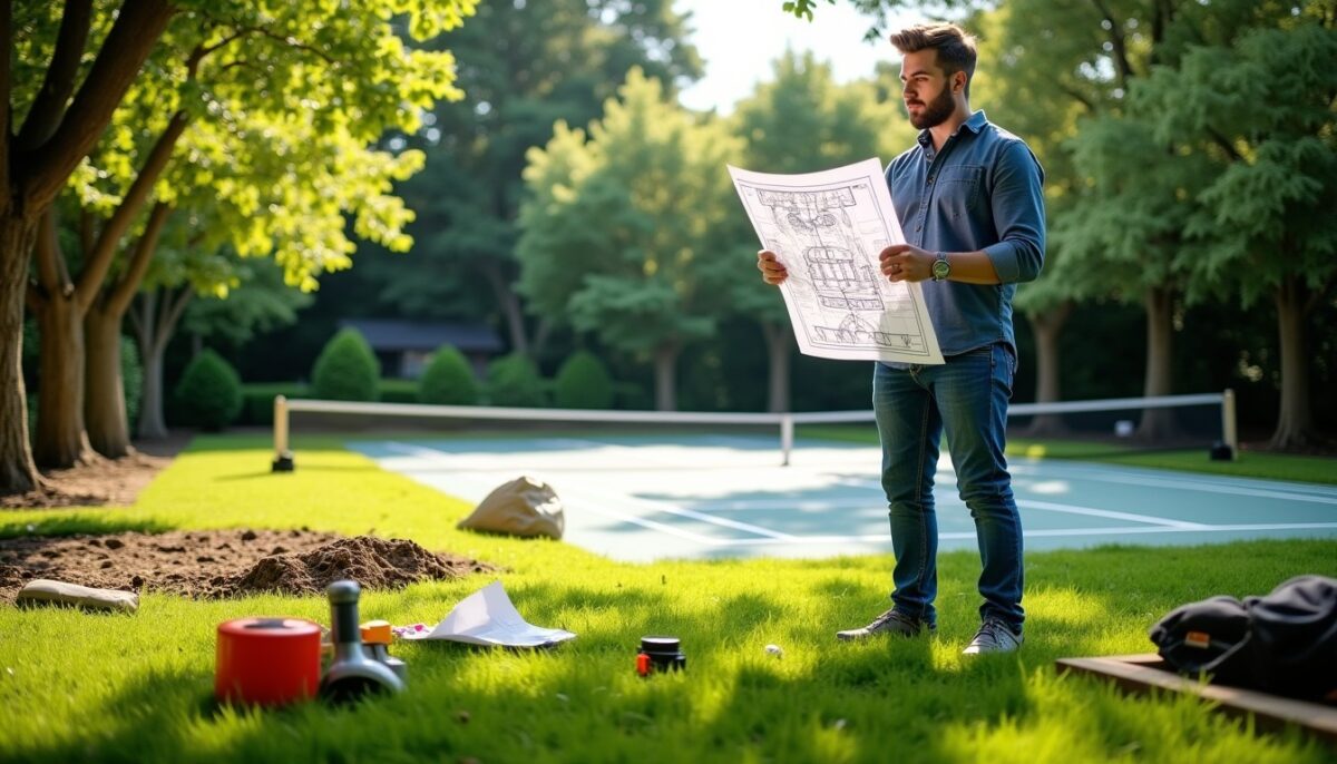 Guide pratique : aménager un terrain de padel dans votre jardin en tant que particulier