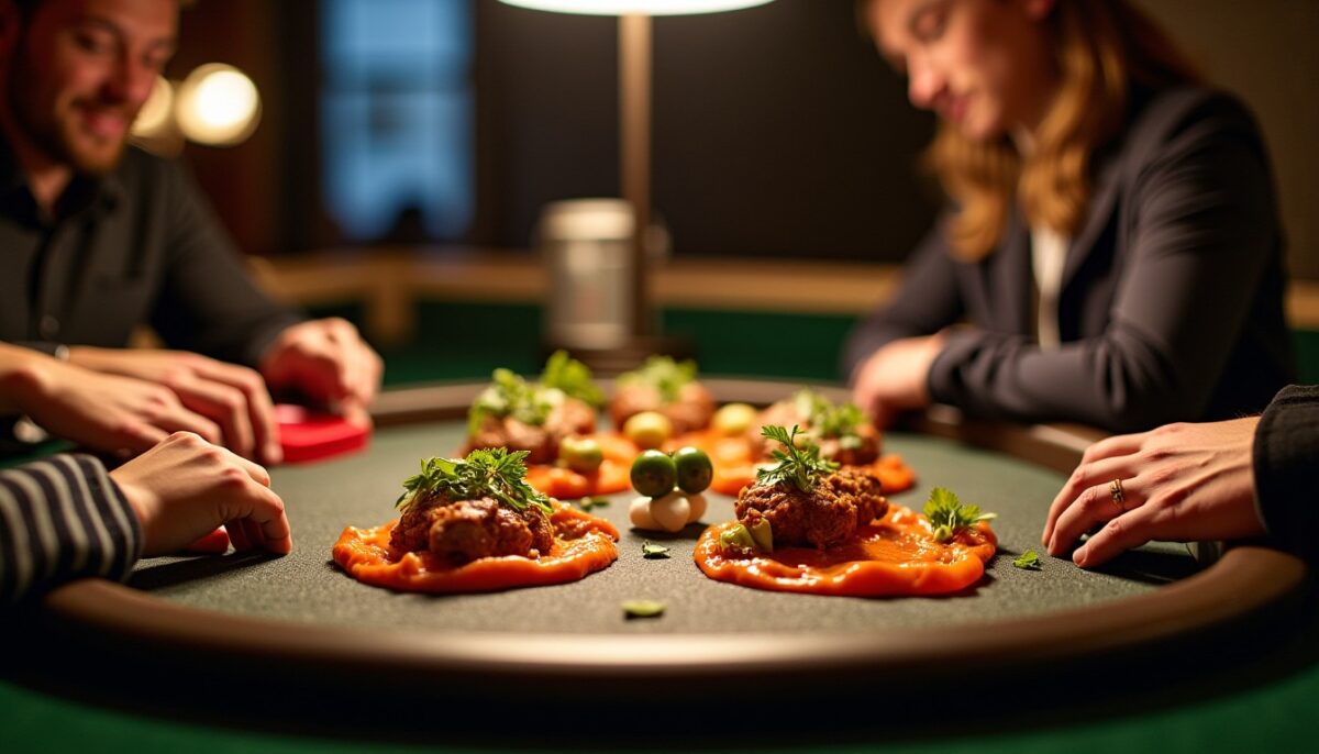 À la table du poker, les saveurs s'invitent : quand gastronomie et stratégie culinaire se rencontrent