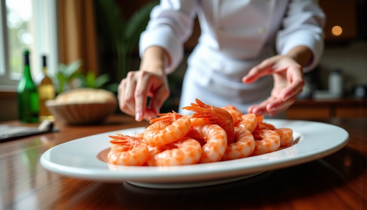 Combien de crevettes prévoir par convive pour chaque repas ?