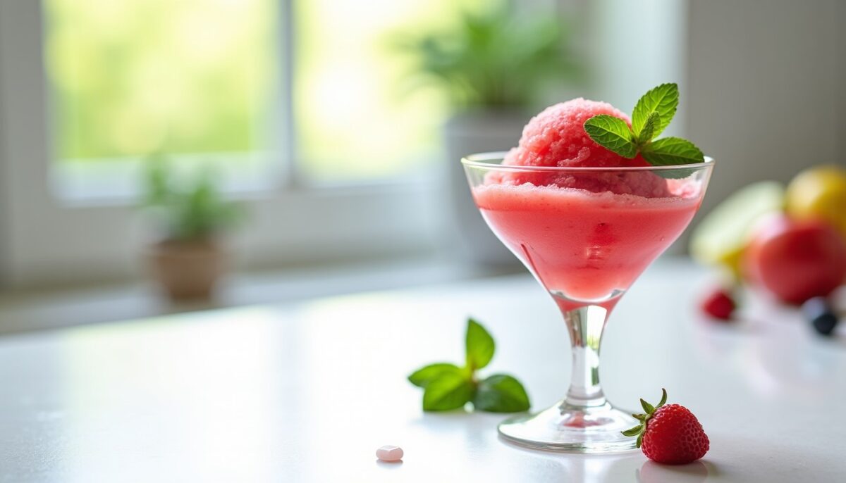 Créez un sorbet maison léger et frais, totalement sans sucre ajouté