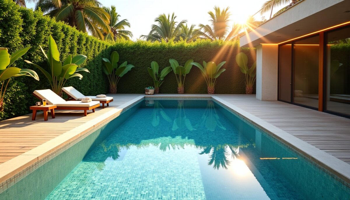 Aménagez l'espace piscine idéal dans votre jardin : le guide complet pas à pas